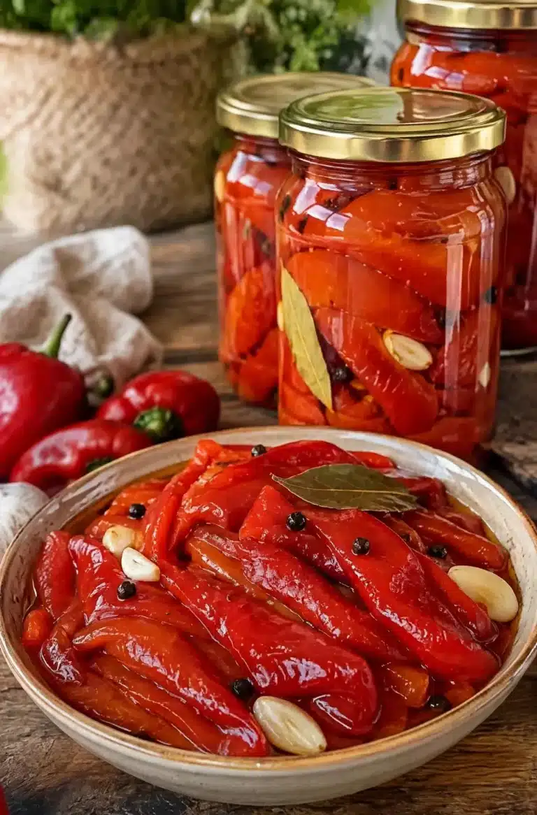 Ardei kapia la borcan pentru iarnă