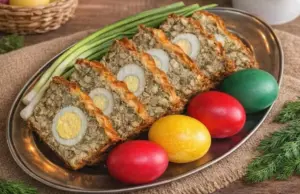 Drob de pui cu ficăței și verdeață