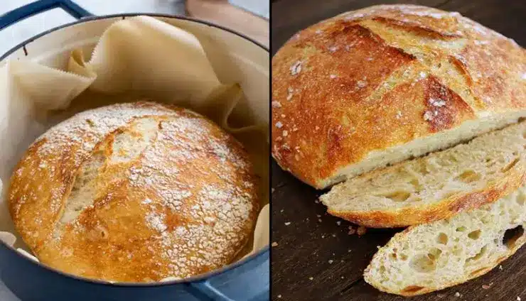 Rețetă pâine de casă – moale la interior și crocantă la exterior 1 rețetă pâine de casă crocantă