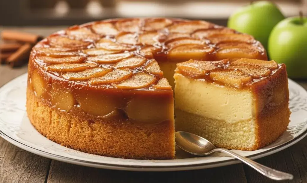 Reteta de Tort de mere cu cremă de zahăr ars 2 rețetă tort mere zahăr ars