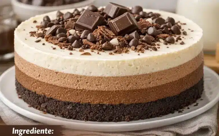 🍫 Tort Trio cu Ciocolată 🍫