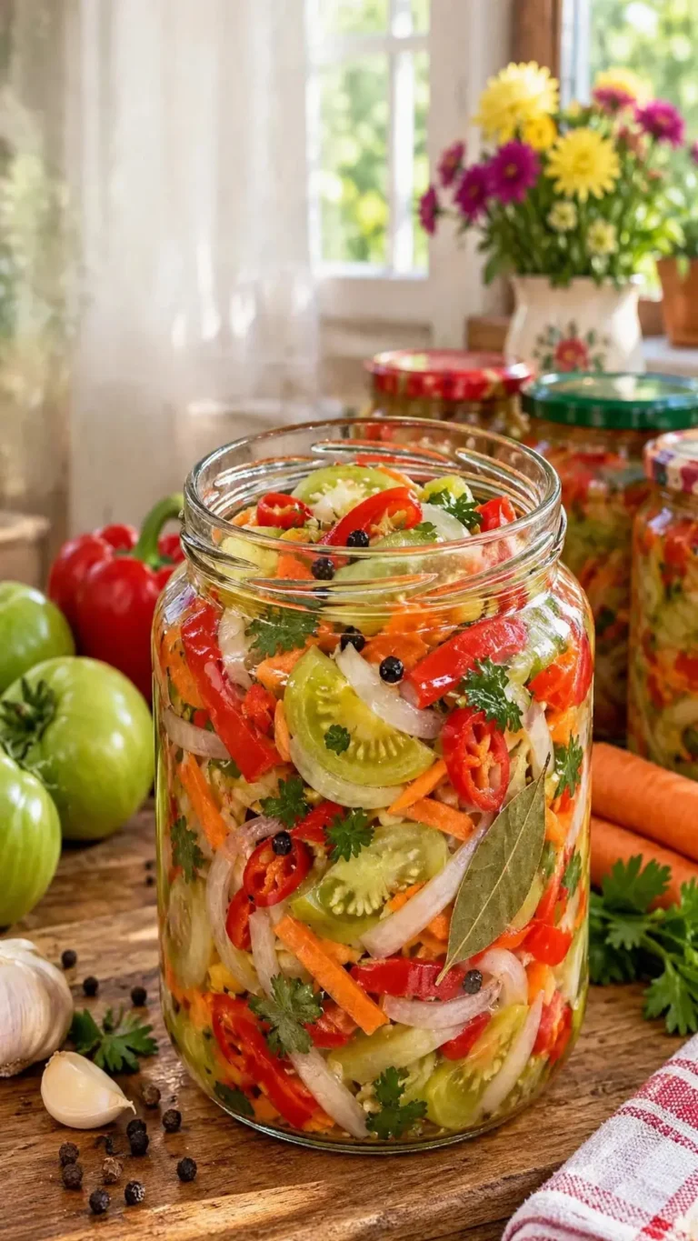 SALATĂ DE GOGONELE PENTRU IARNĂ – crocantă, aromată și atât de bună încât dispare prima din cămară